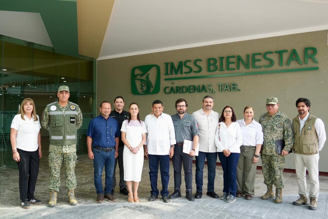 Concluye obra del Hospital IMSS Bienestar en Cárdenas, Tabasco; inicia equipamiento: Presidenta Sheinbaum