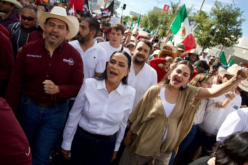 Tras movilización masiva en Chihuahua, Morena anuncia ruta de juicio político contra la gobernadora Maru Campos