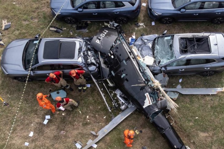 Trágica colisión de helicópteros en Río de Janeiro, Brasil, deja seis víctimas mortales