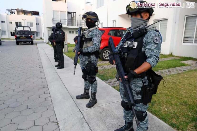Fuerzas Federales capturan en Morelos a seis integrantes de un grupo delictivo dedicado a la extorsión y cobro de piso