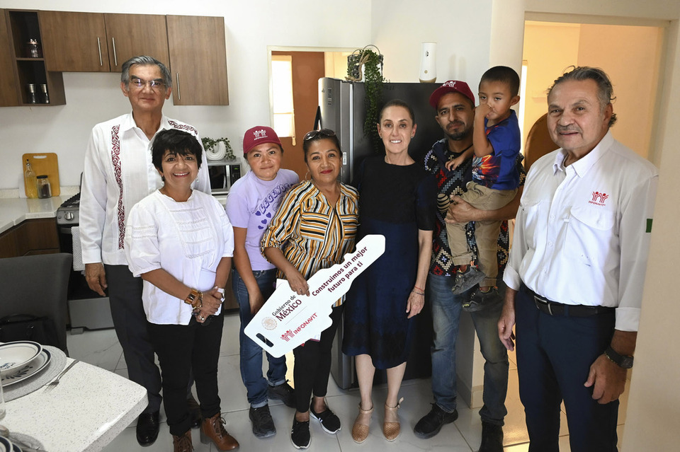 La presidenta Sheinbaum entrega Vivienda para el Bienestar en Reynosa, Tamaulipas