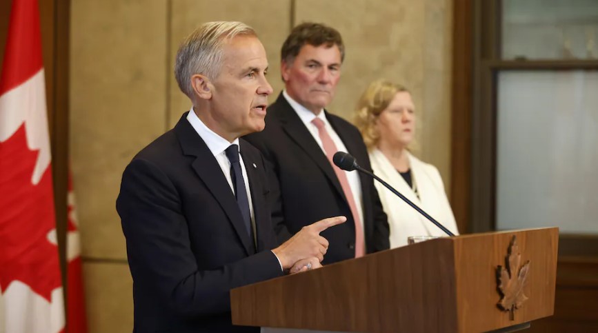 Canadá impondrá aranceles de represalia a Estados Unidos “dólar por dólar”, anunció Carney