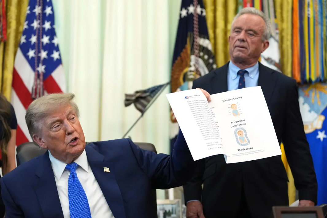 Trump recorta el esquema de vacunación infantil a solo 11 dosis