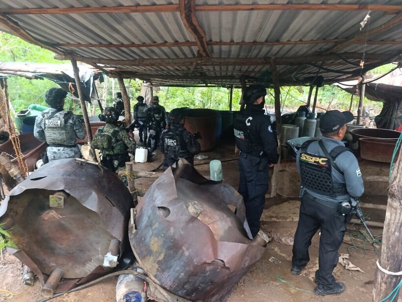 Omar García Harfuch reporta el desmantelamiento simultáneo de tres narcolaboratorios en Guerrero