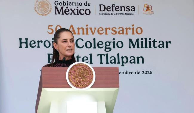 El Colegio Militar forma mujeres y hombres dispuestos a servir a su pueblo y a defender la independencia y soberanía: presidenta Sheinbaum