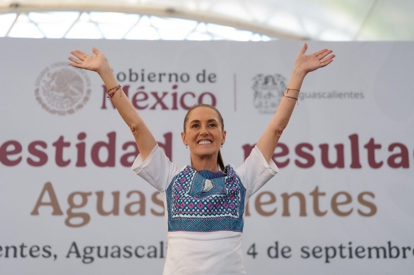 Presidenta Sheinbaum informa que en Aguascalientes 420 mil 952 personas reciben Programas para el Bienestar
