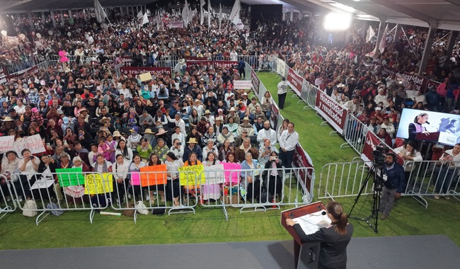 En Edomex hay casi 5 millones de beneficiarios de los Programas para el Bienestar: presidenta Sheinbaum