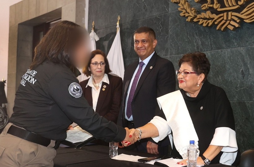 Reconoce Ernestina Godoy a Policías Federales Ministeriales de la Fiscalía General de la República