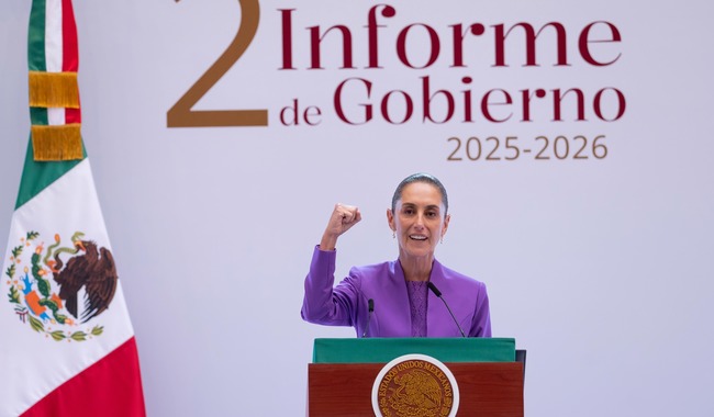 Vamos mejor y tenemos rumbo, porque ese rumbo lo marca el pueblo: presidenta Sheinbaum en su Segundo Informe de Gobierno