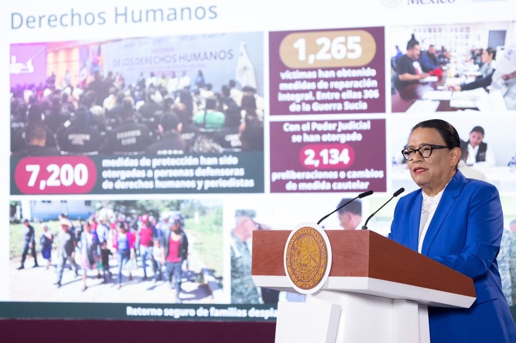 Gobierno de México consolida la paz y el diálogo social: Rosa Icela Rodríguez presenta informe de Gobernación