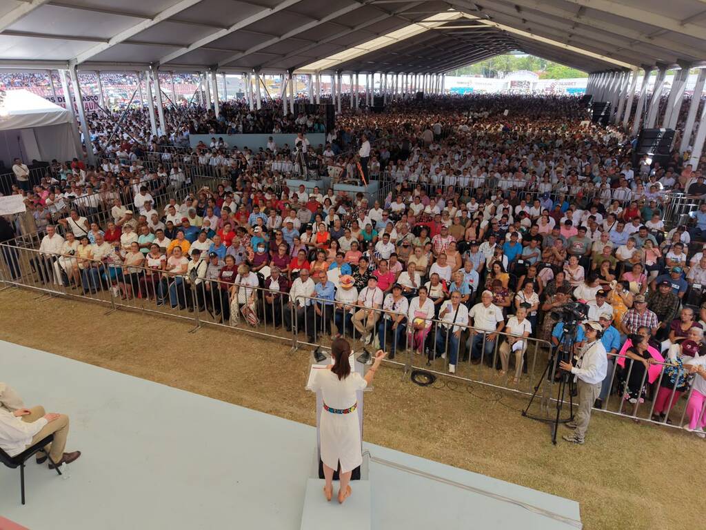 Presidenta Sheinbaum resalta inversión superior a 50 mil mdp en Programas para el Bienestar y obras para Tabasco