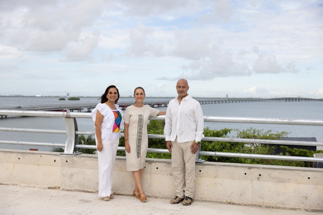 En noviembre se inaugura el distribuidor vial Kukulcán, anunció la presidenta Sheinbaum desde Cancún