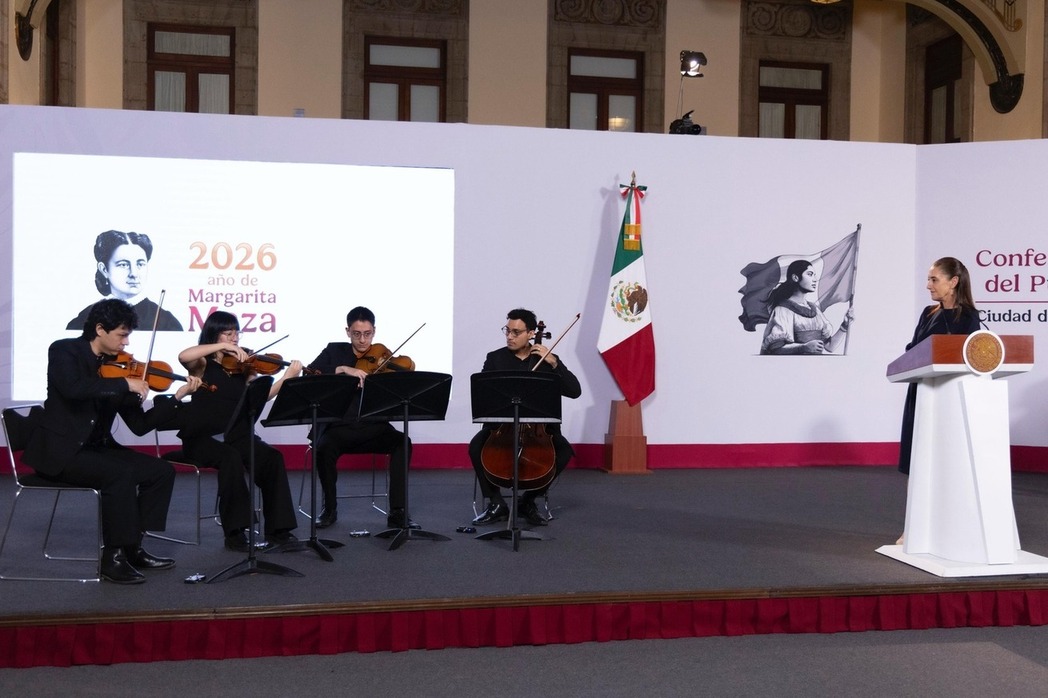 Oferta cultural en México crece 32% en dos años de gobierno, informa la presidenta Sheinbaum