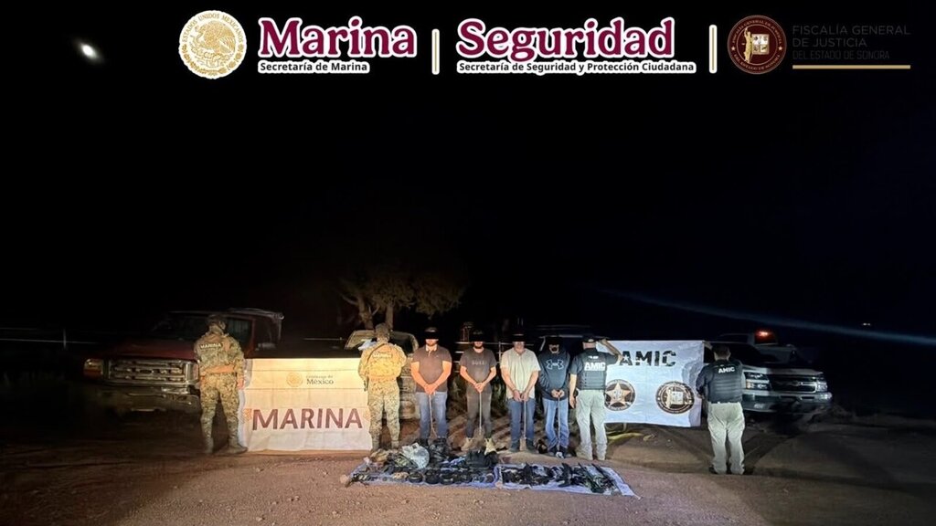 Fuerzas federales abaten en Sonora a “El Meny Carranza” y capturan a cuatro presuntos delincuentes