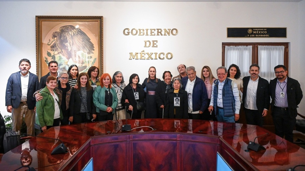Presidenta Sheinbaum recibe al Comité ¡Eureka! para dar seguimiento a la verdad y justicia tras la guerra sucia